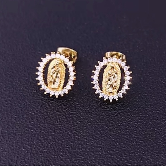 Virgen de Guadalupe Earrings - Picture 1 of 1